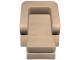 Fotoliu extensibil Tiara Terra Plus 1 200x100x30 (Light Beige)