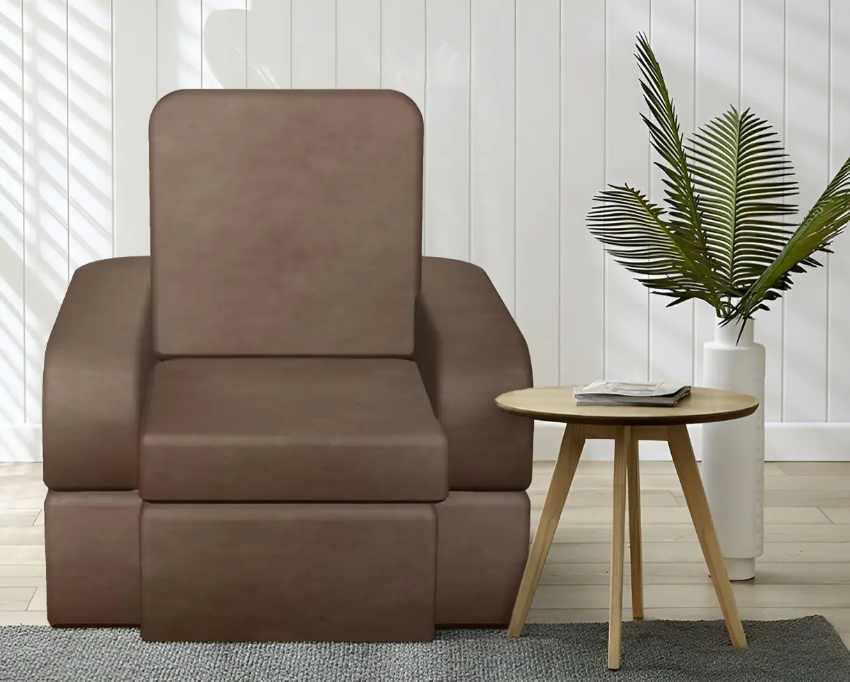 Fotoliu extensibil Tiara Terra Plus 1.2 195x120x30 (Dark Beige)