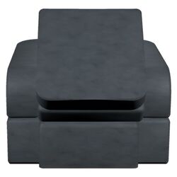 Fotoliu extensibil Tiara Terra Plus 1.2 195x120x30 (Dark Grey) Thumb