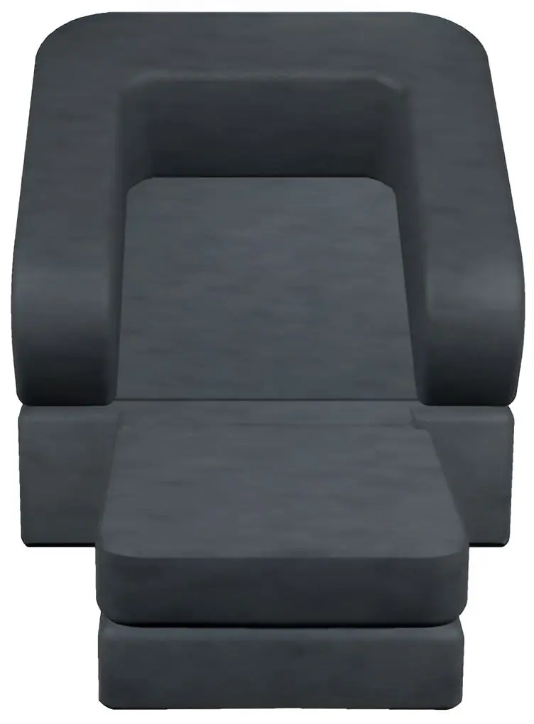 Fotoliu extensibil Tiara Terra Plus 1.2 195x120x30 (Dark Grey)