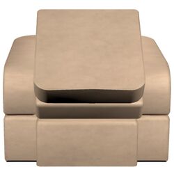 Fotoliu extensibil Tiara Terra Plus 1.2 195x120x30 (Light Beige) Thumb