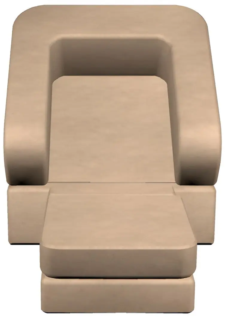 Fotoliu extensibil Tiara Terra Plus 1.2 195x120x30 (Light Beige)