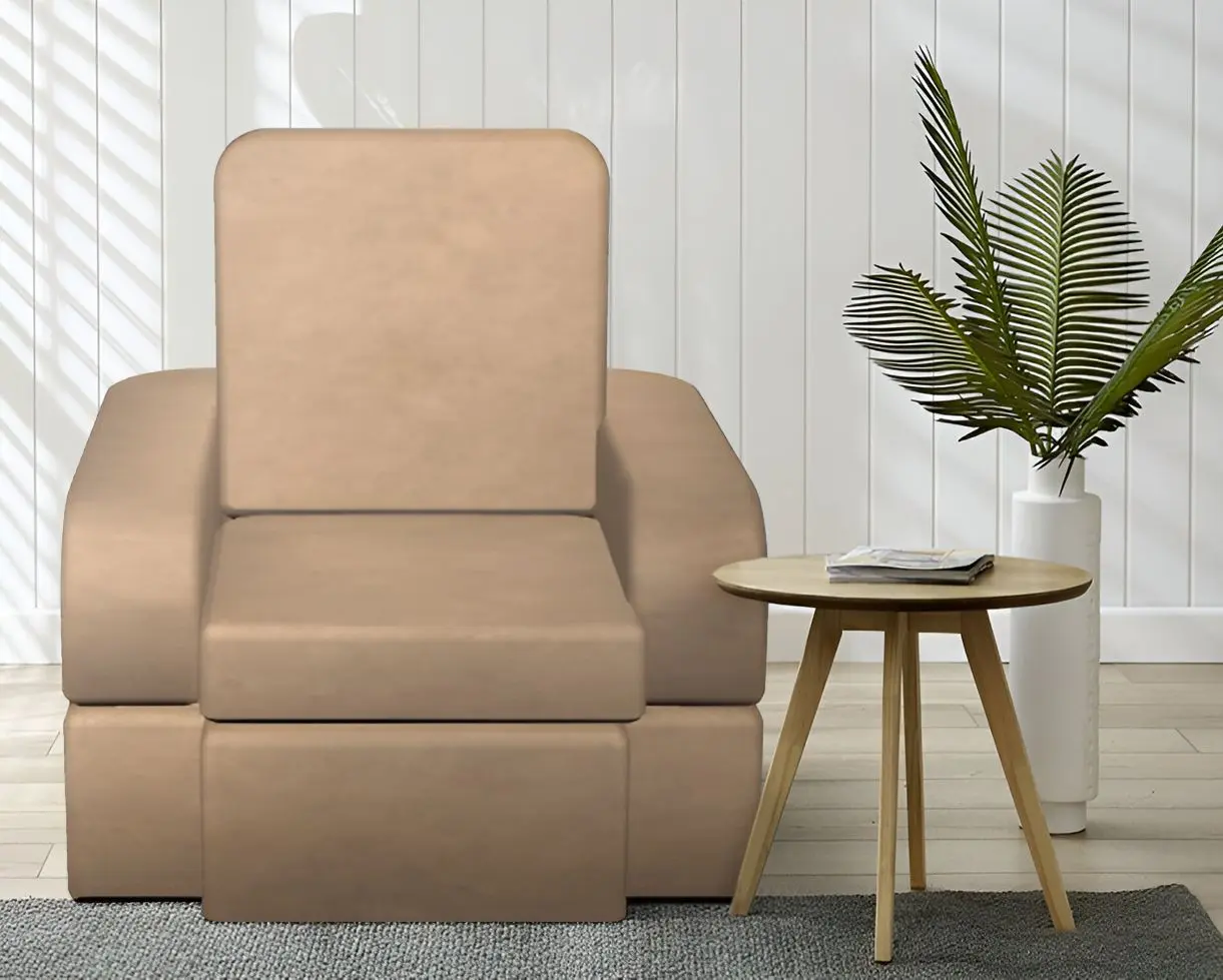 Fotoliu extensibil Tiara Terra Plus 1.2 195x120x30 (Light Beige)