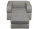 Fotoliu extensibil Tiara Terra Plus 1.2 195x120x30 (Light Grey)