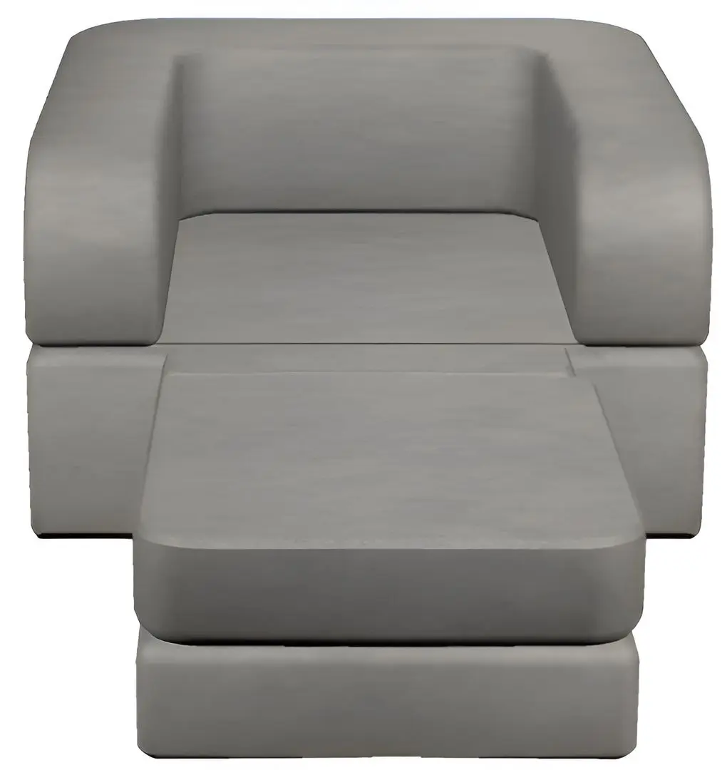 Кресло раскладное Tiara Terra Plus 1.2 195x120x30 (Light Grey)