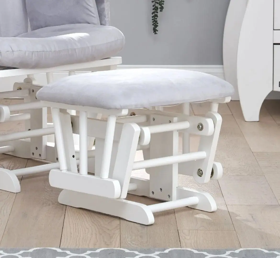 Fotoliu-balansoar pentru hrănire Tutti Bambini GC 35 (Grey/White) - 4