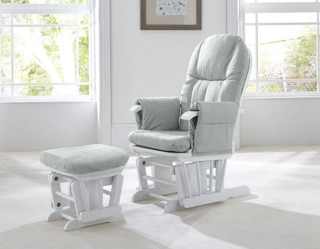 Fotoliu-balansoar pentru hrănire Tutti Bambini GC 35 (Grey/White) - 2