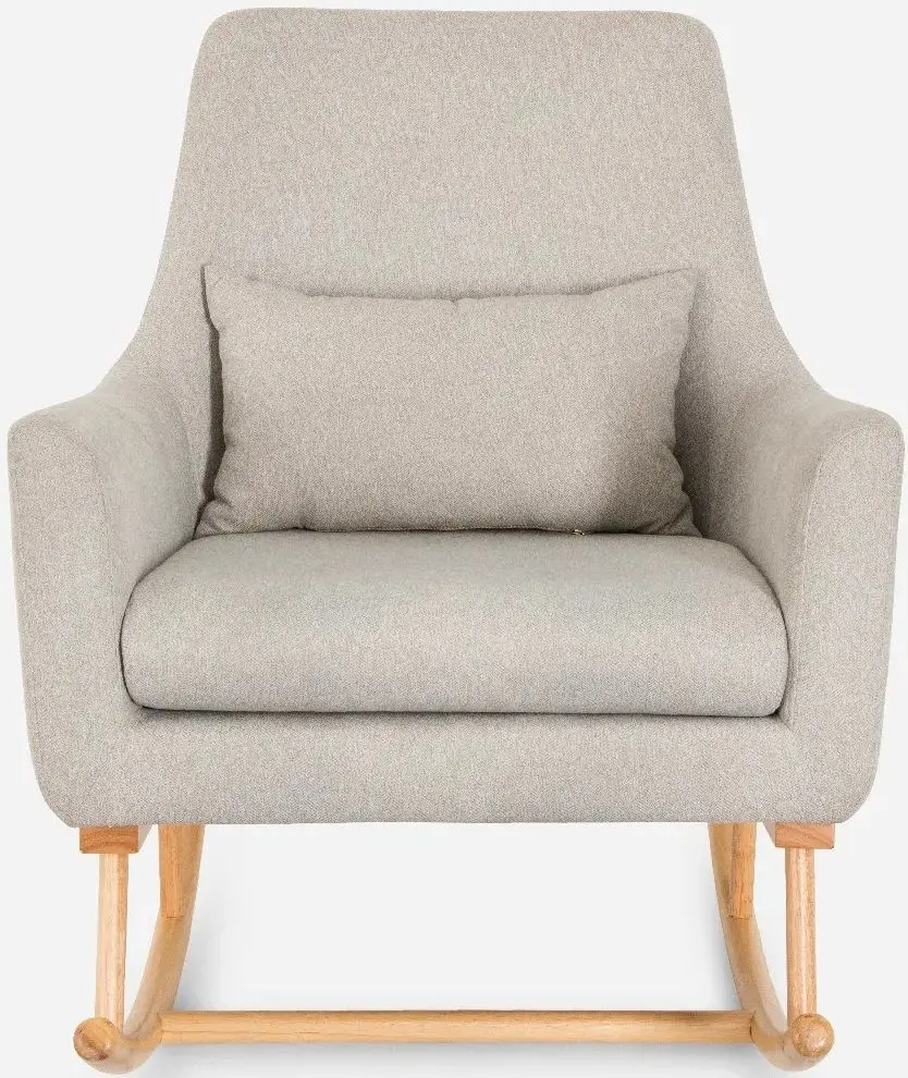 Fotoliu-balansoar pentru alaptare Tutti Bambini Oscar (Pebble) - 3