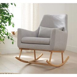 Fotoliu-balansoar pentru alaptare Tutti Bambini Oscar (Pebble) Thumb