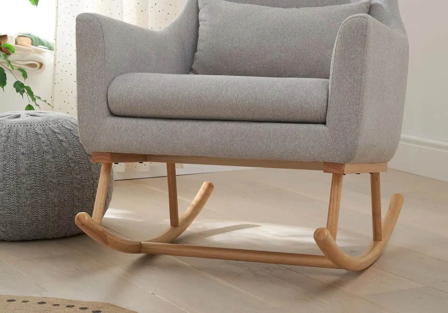 Fotoliu-balansoar pentru alaptare Tutti Bambini Oscar (Stone) - 6