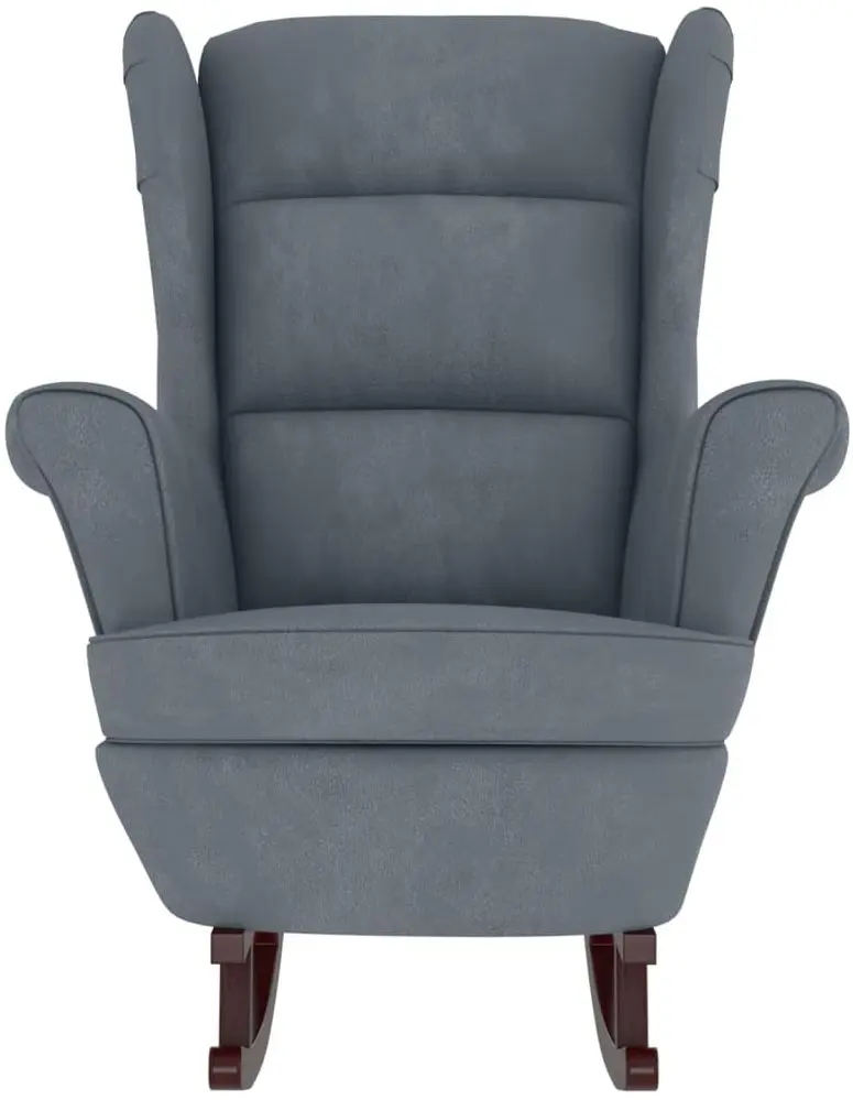 Fotoliu balansoar cu suport pentru picioare VidaXL 3121231 (Dark Grey)