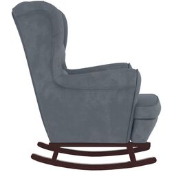 Fotoliu balansoar cu suport pentru picioare VidaXL 3121231 (Dark Grey) Thumb