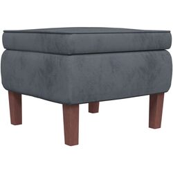 Fotoliu balansoar cu suport pentru picioare VidaXL 3121231 (Dark Grey) Thumb