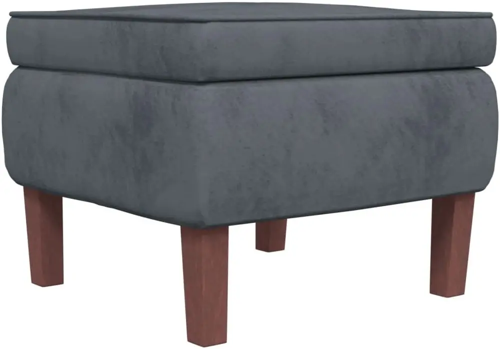 Fotoliu balansoar cu suport pentru picioare VidaXL 3121231 (Dark Grey)