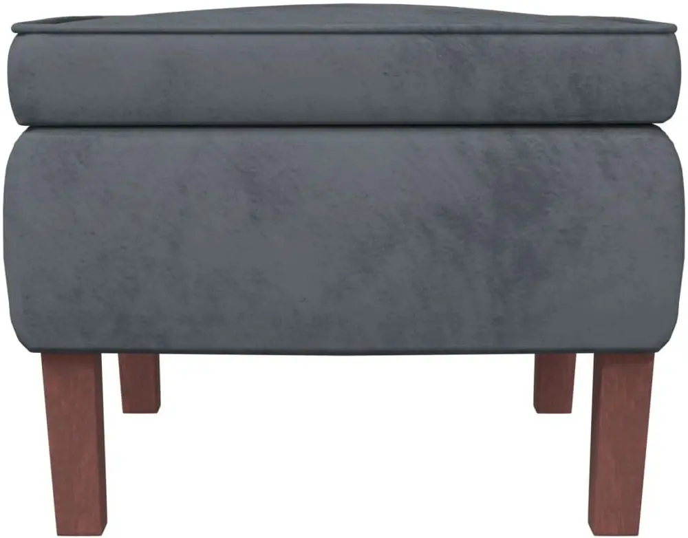 Fotoliu balansoar cu suport pentru picioare VidaXL 3121231 (Dark Grey)