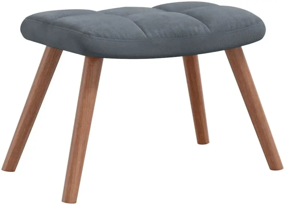 Fotoliu balansoar cu suport pentru picioare VidaXL 328151 (Dark Grey)