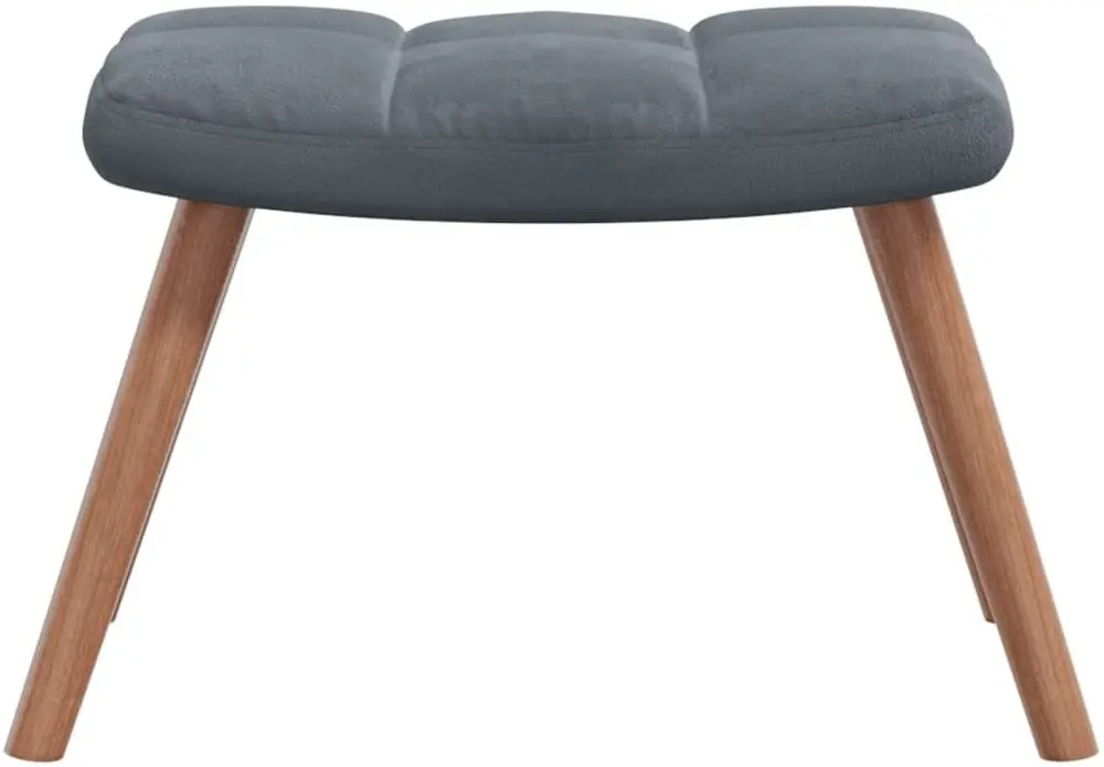 Fotoliu balansoar cu suport pentru picioare VidaXL 328151 (Dark Grey)