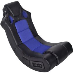Игровое кресло VidaXL 241959 (Black/Blue) Thumb