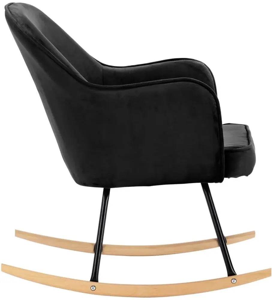 Кресло-качалка VidaXL 289524 (Black)