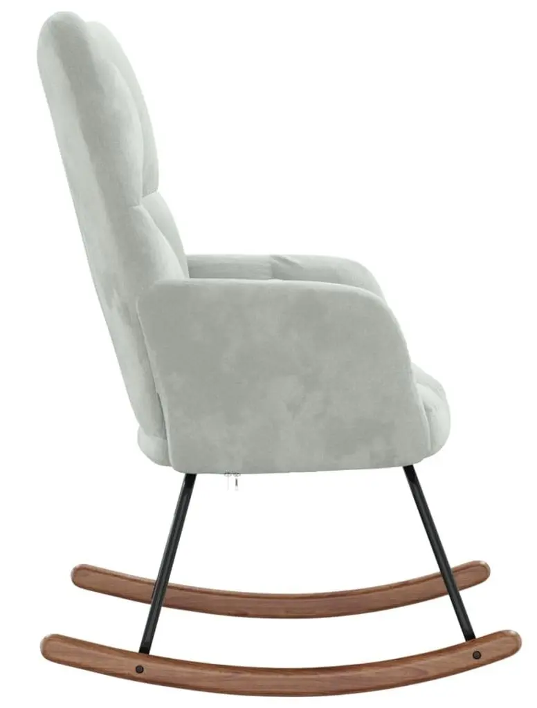 Fotoliu balansoar VidaXL 328139 (Light Grey)