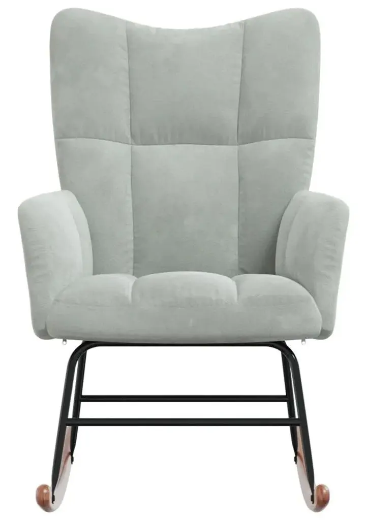 Fotoliu balansoar VidaXL 328139 (Light Grey)