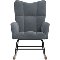 Fotoliu balansoar VidaXL 328140 (Dark Grey) Thumb