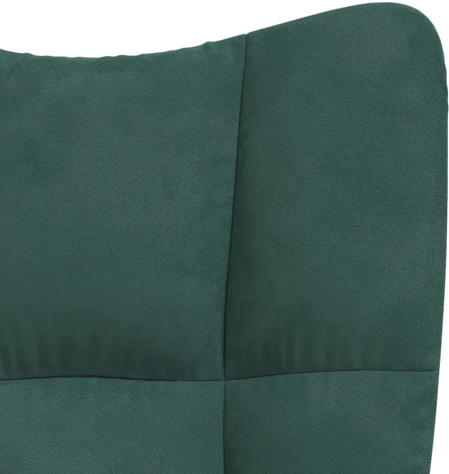 Fotoliu balansoar VidaXL 328141 (Dark Green)