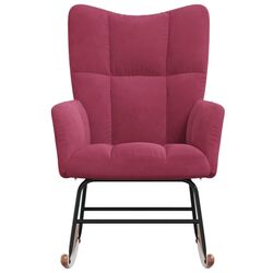 Fotoliu balansoar VidaXL 328144 (Red) Thumb