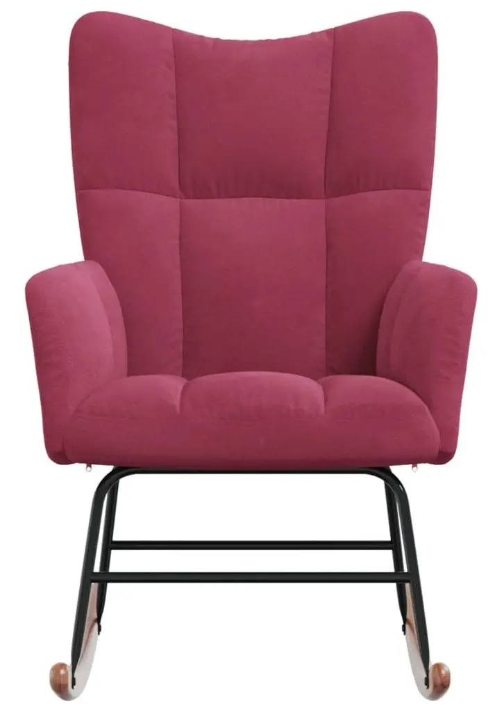 Fotoliu balansoar VidaXL 328144 (Red)