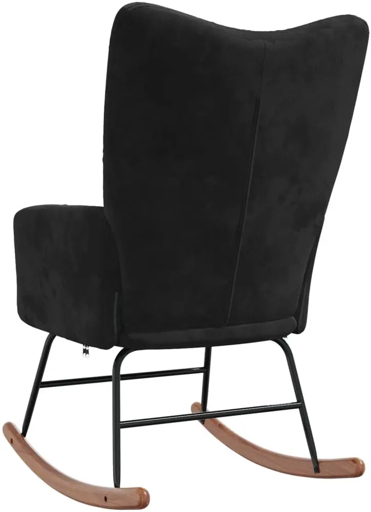 Fotoliu balansoar VidaXL 328145 (Black)