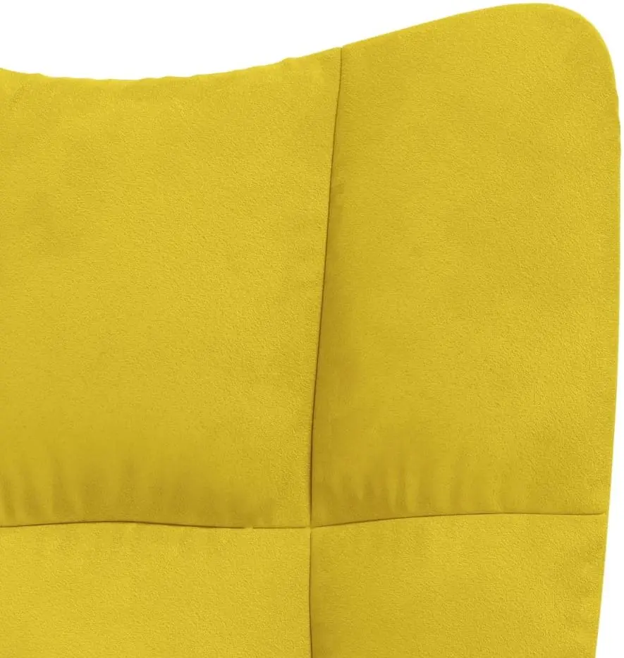 Fotoliu balansoar VidaXL 328146 (Mustard Yellow)