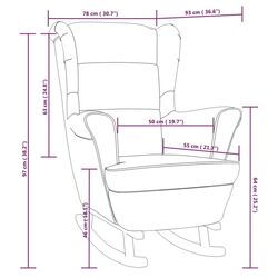Fotoliu balansoar VidaXL 329364 (Dark Grey) Thumb