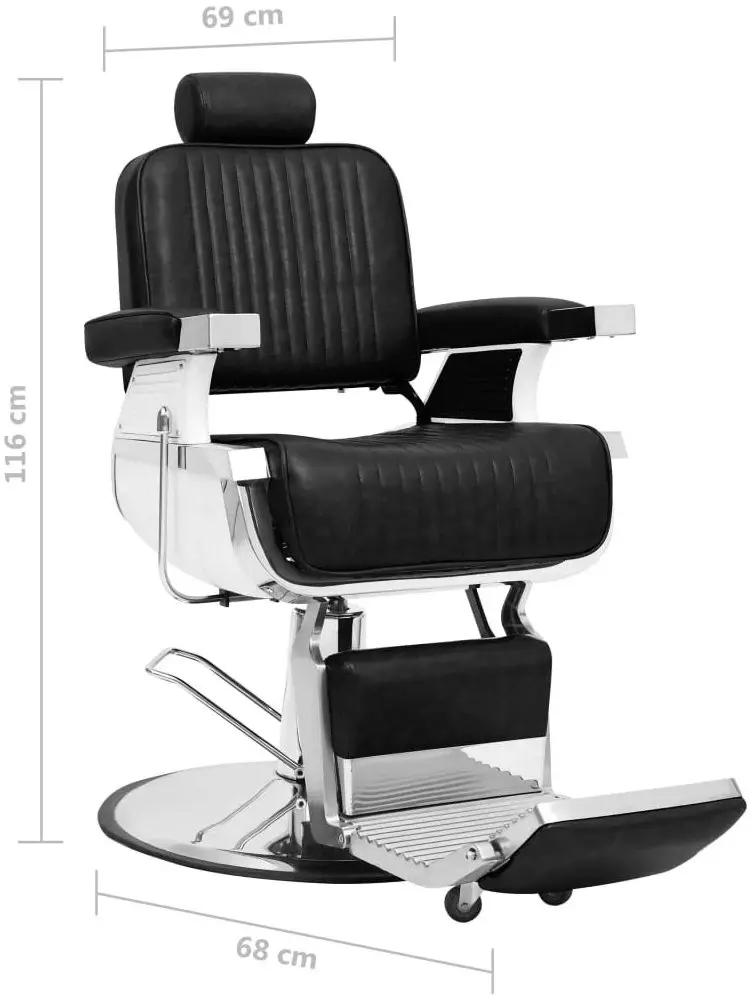 Fotoliu de coafor VidaXL 110168 (Black)