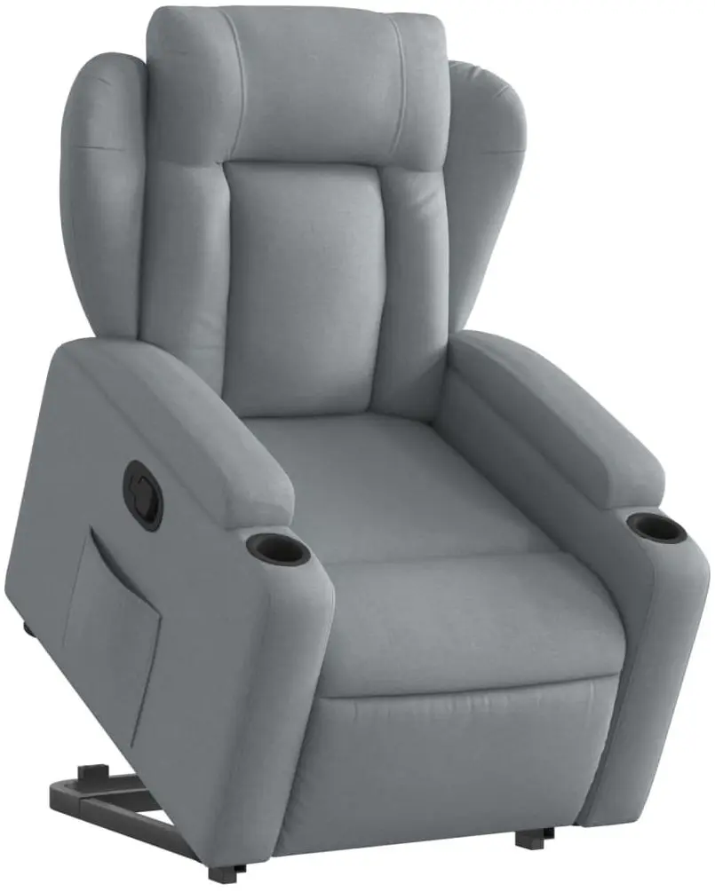 Fotoliu-recliner cu ridicare VidaXL 3204482 (Light Grey)