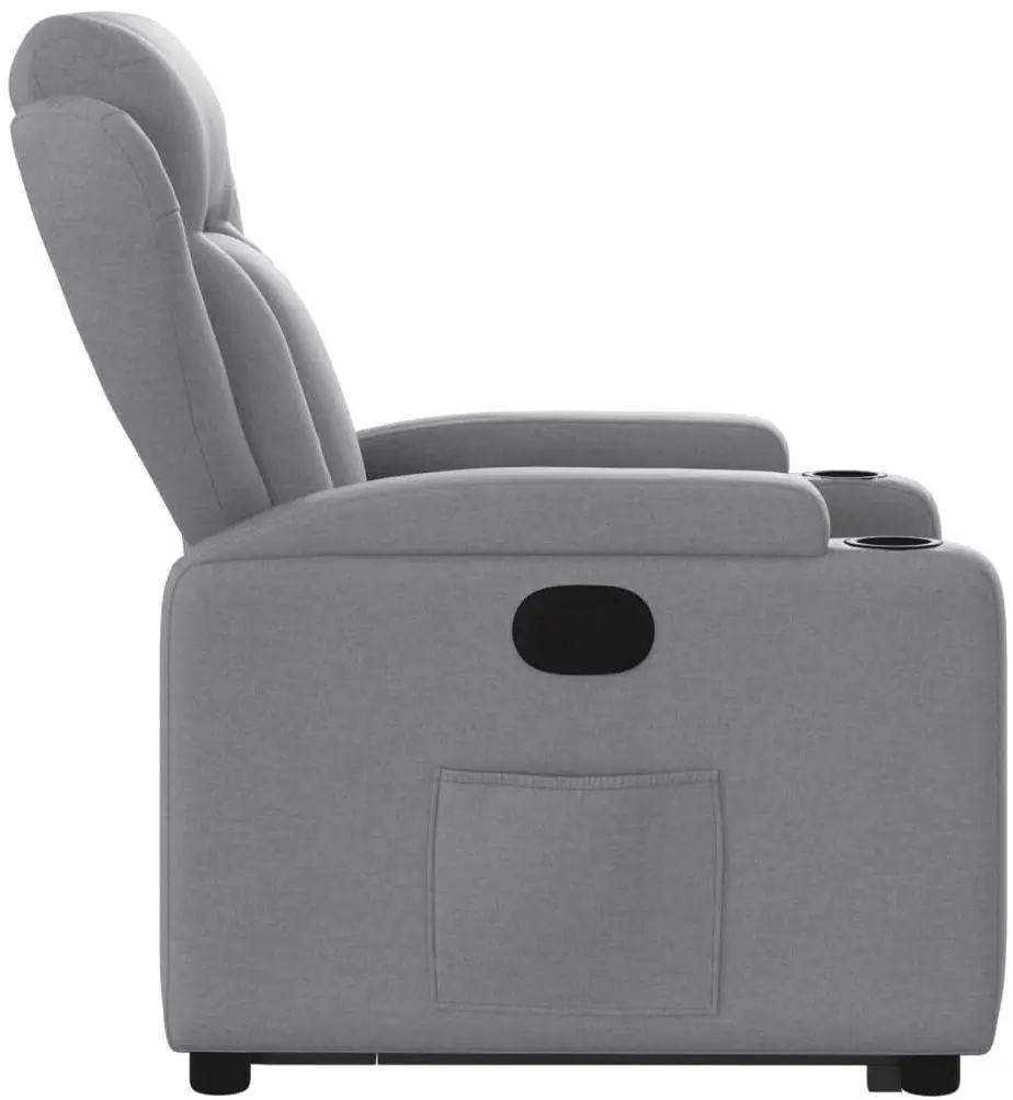 Fotoliu-recliner cu ridicare VidaXL 3204482 (Light Grey)