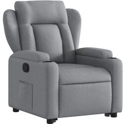 Fotoliu-recliner cu ridicare VidaXL 3204482 (Light Grey) Thumb