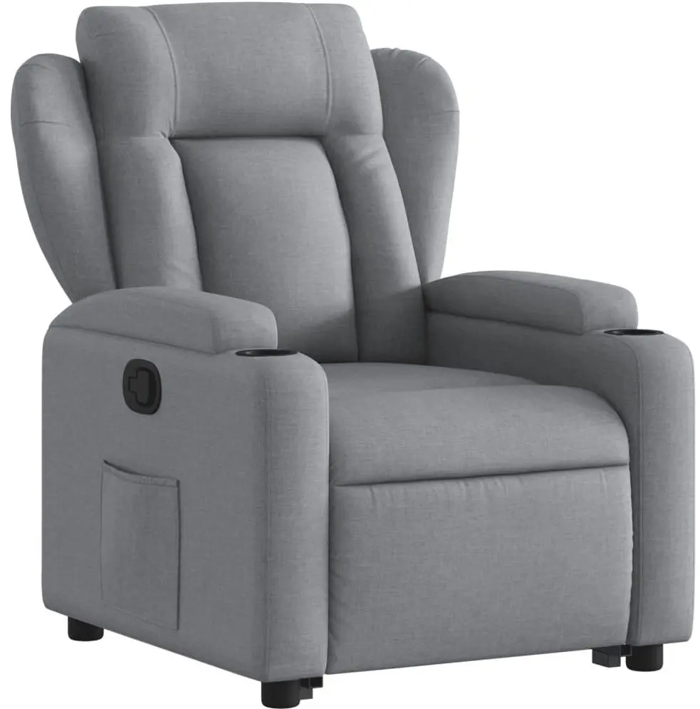 Fotoliu-recliner cu ridicare VidaXL 3204482 (Light Grey)