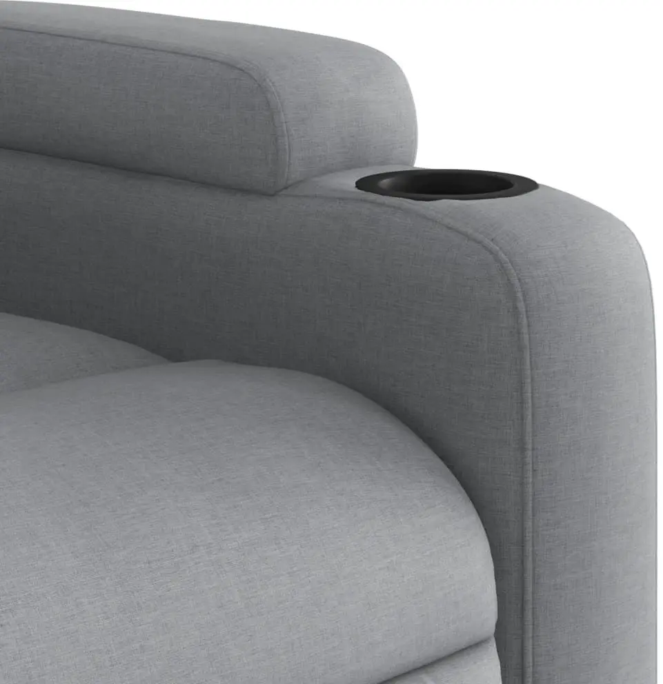 Fotoliu-recliner cu ridicare VidaXL 3204482 (Light Grey)