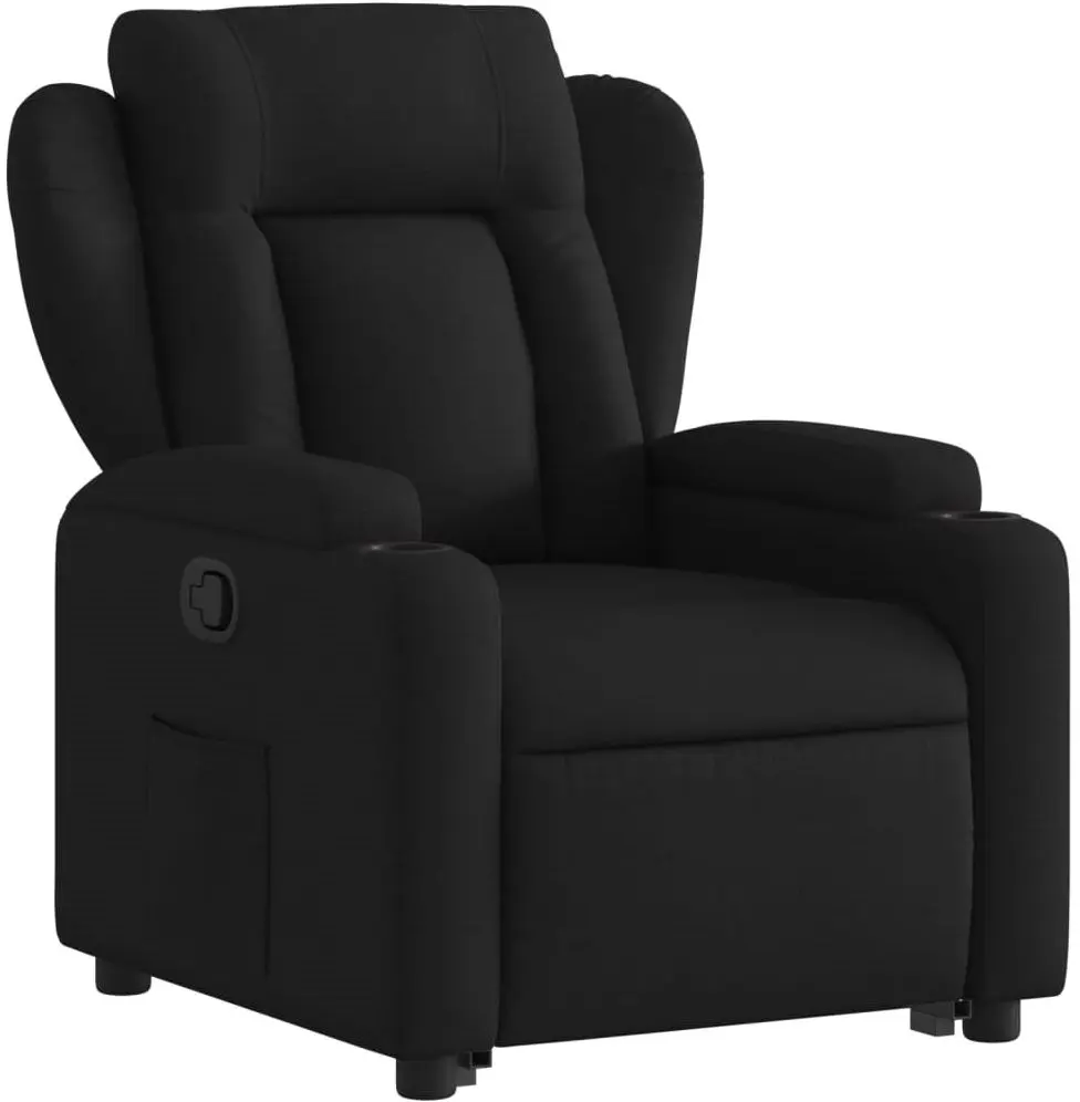 Кресло-реклайнер с подъемником VidaXL 3204484 (Black)