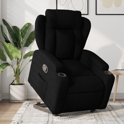 Fotoliu-recliner cu ridicare VidaXL 3204484 (Black)