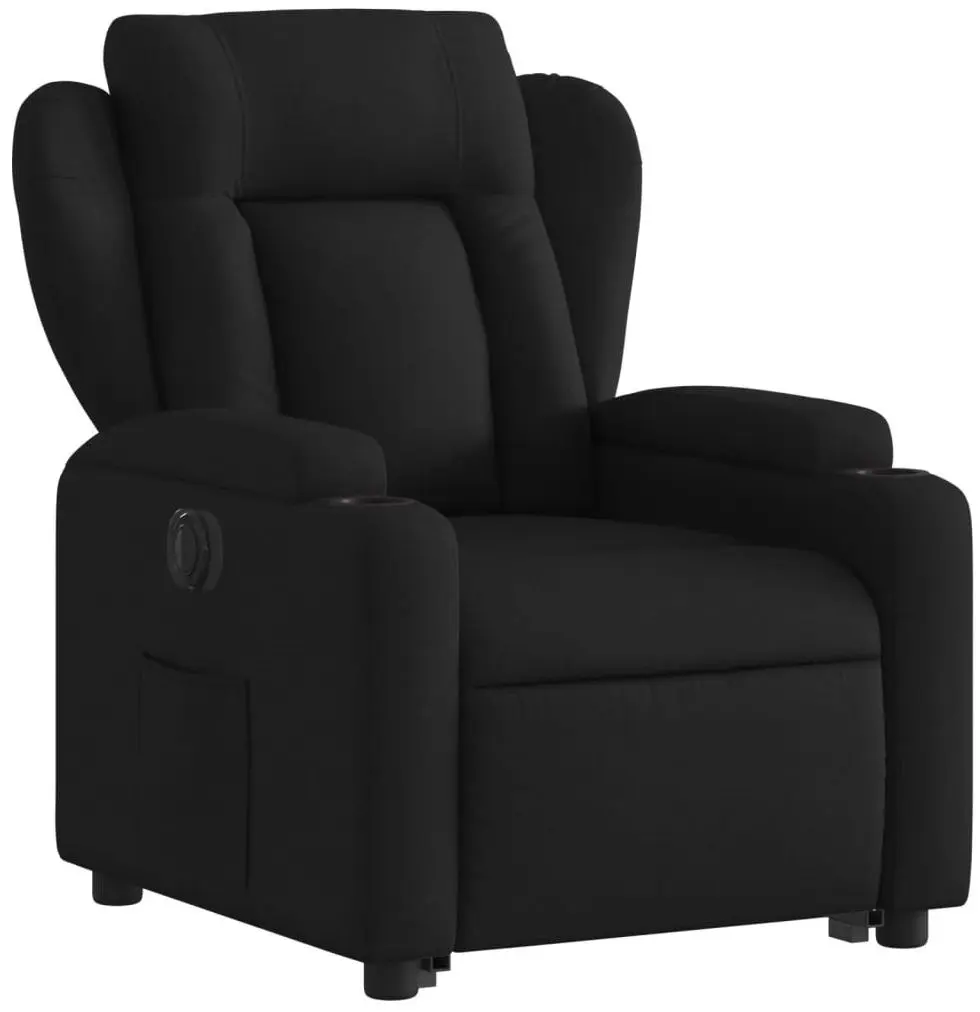 Кресло-реклайнер с подъемником VidaXL 3204508 (Black)