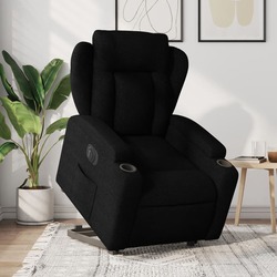 Fotoliu-recliner cu ridicare VidaXL 3204508 (Black)