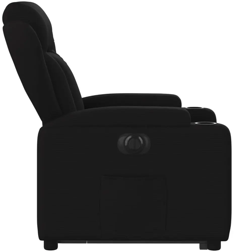 Кресло-реклайнер с подъемником VidaXL 3204508 (Black)
