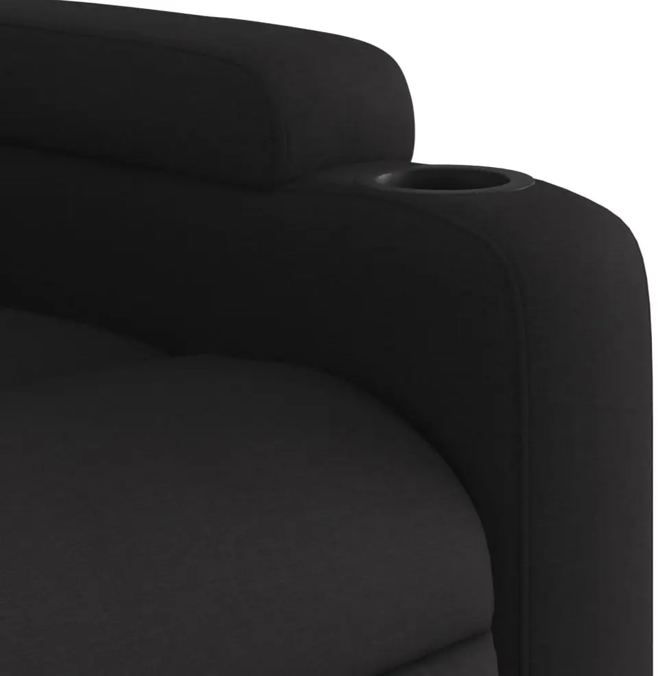 Кресло-реклайнер с подъемником VidaXL 3204508 (Black)