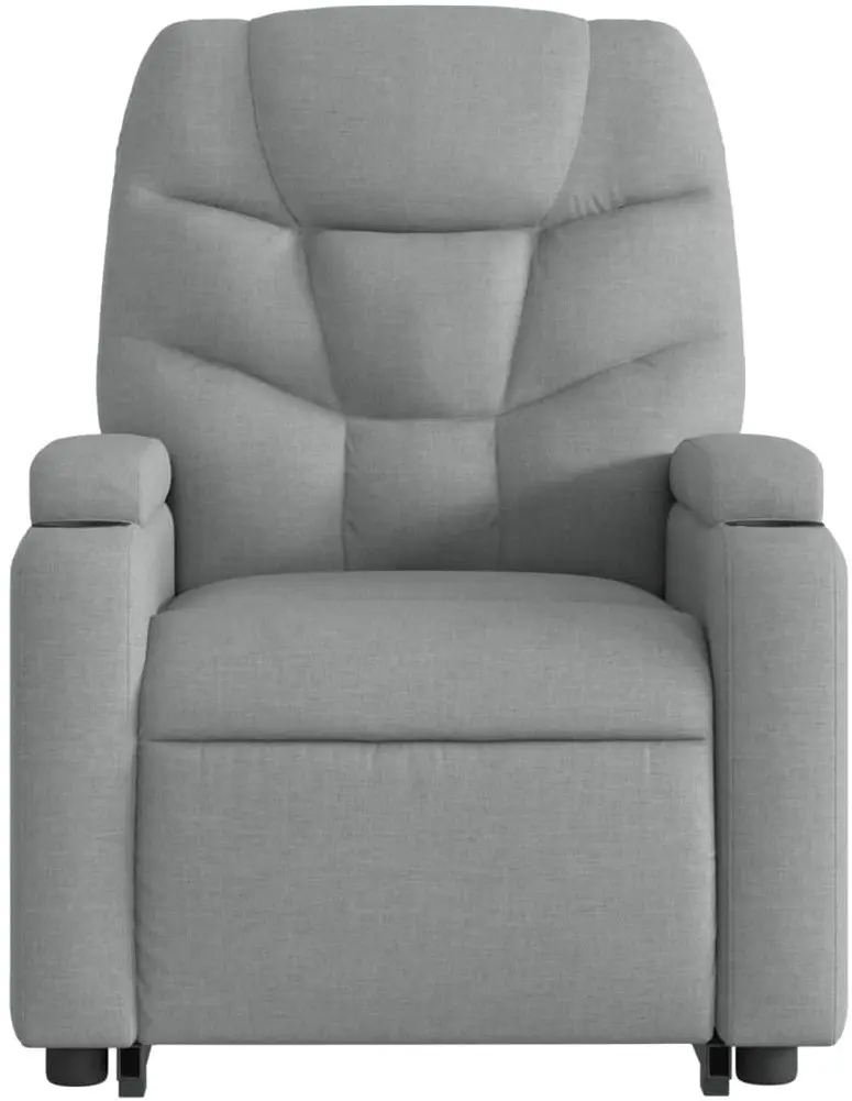 Fotoliu-recliner cu ridicare VidaXL 3204596 (Light Grey) - 2