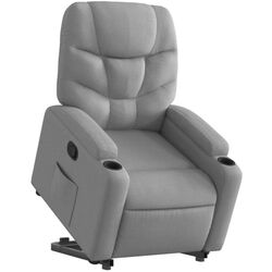 Fotoliu-recliner cu ridicare VidaXL 3204596 (Light Grey) Thumb