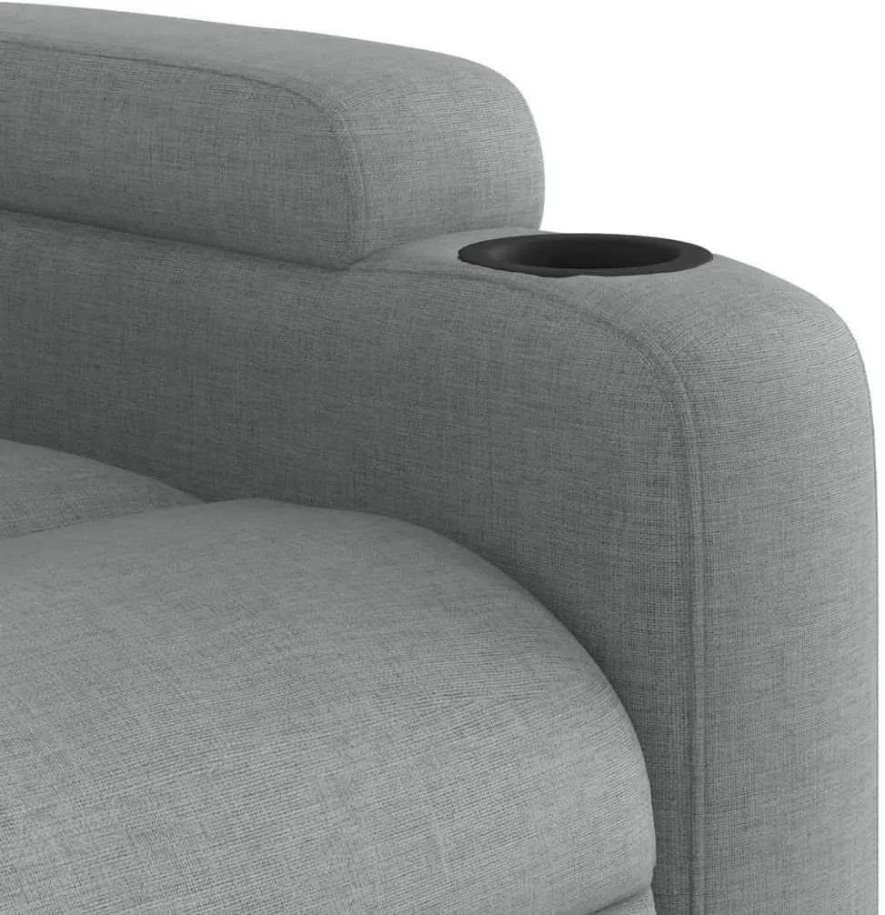 Fotoliu-recliner cu ridicare VidaXL 3204596 (Light Grey) - 6