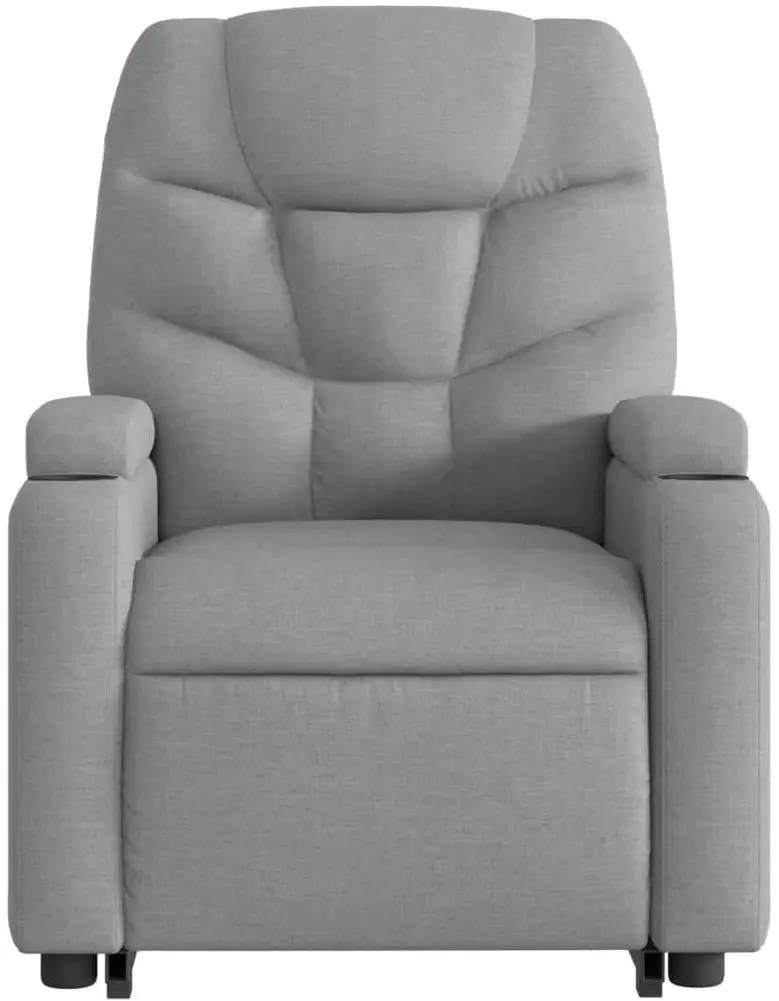Fotoliu-recliner cu ridicare VidaXL 3204620 (Light Grey) - 3
