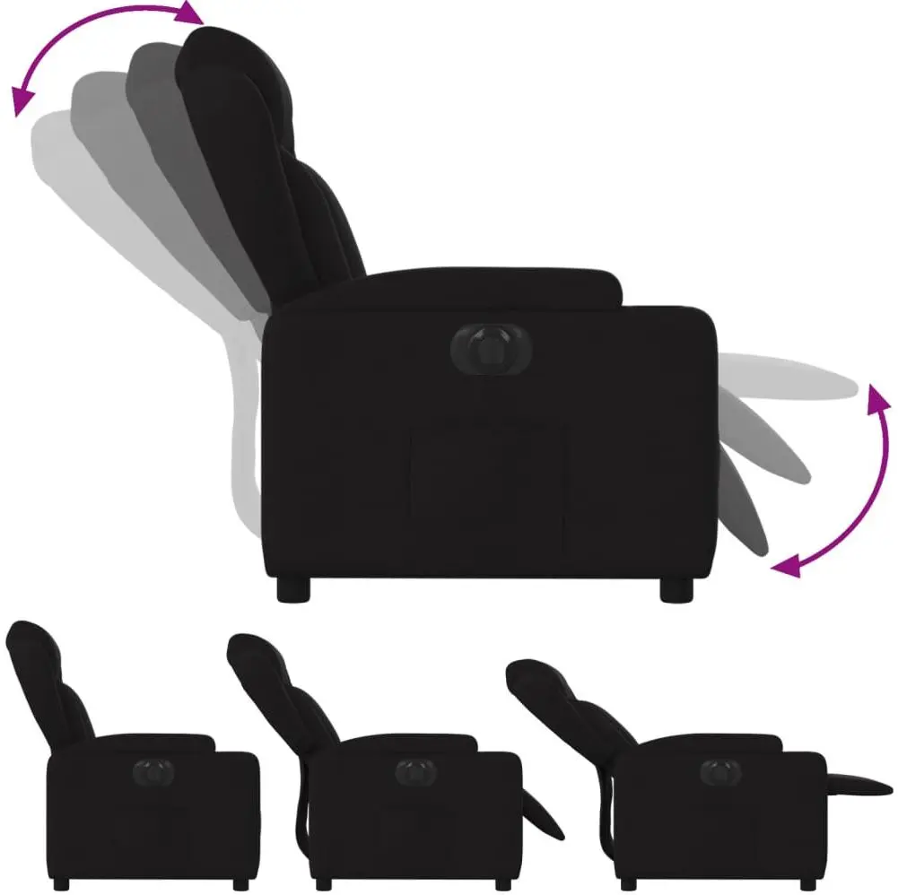 Fotoliu-recliner VidaXL 3204460 (Black)