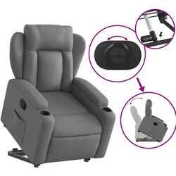Fotoliu-recliner VidaXL 3204483 (Dark Grey) Thumb